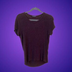 Brandy Melville Ribbed Burgundy Top